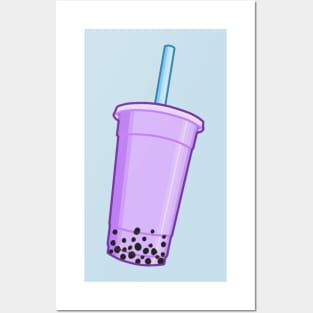 Taro Bubble Tea Posters and Art